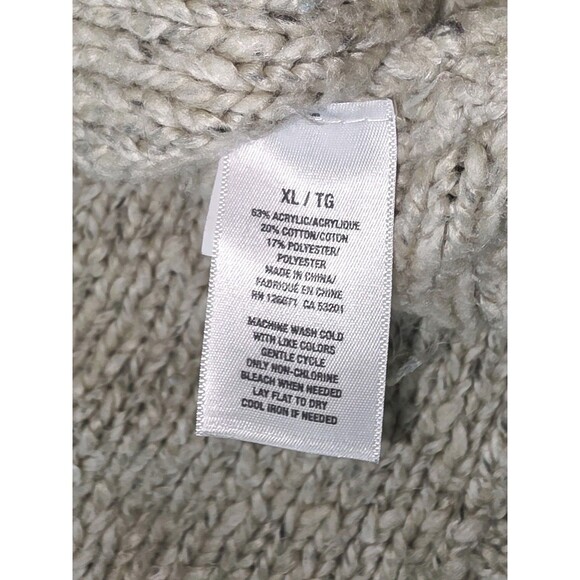 Aeropostale Knit Hoodie Women‎ Crop Sweater Cardigan Size XL Short Sleeves - Picture 5 of 5